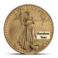 1 oz American Gold Eagle Coin (Random Year)