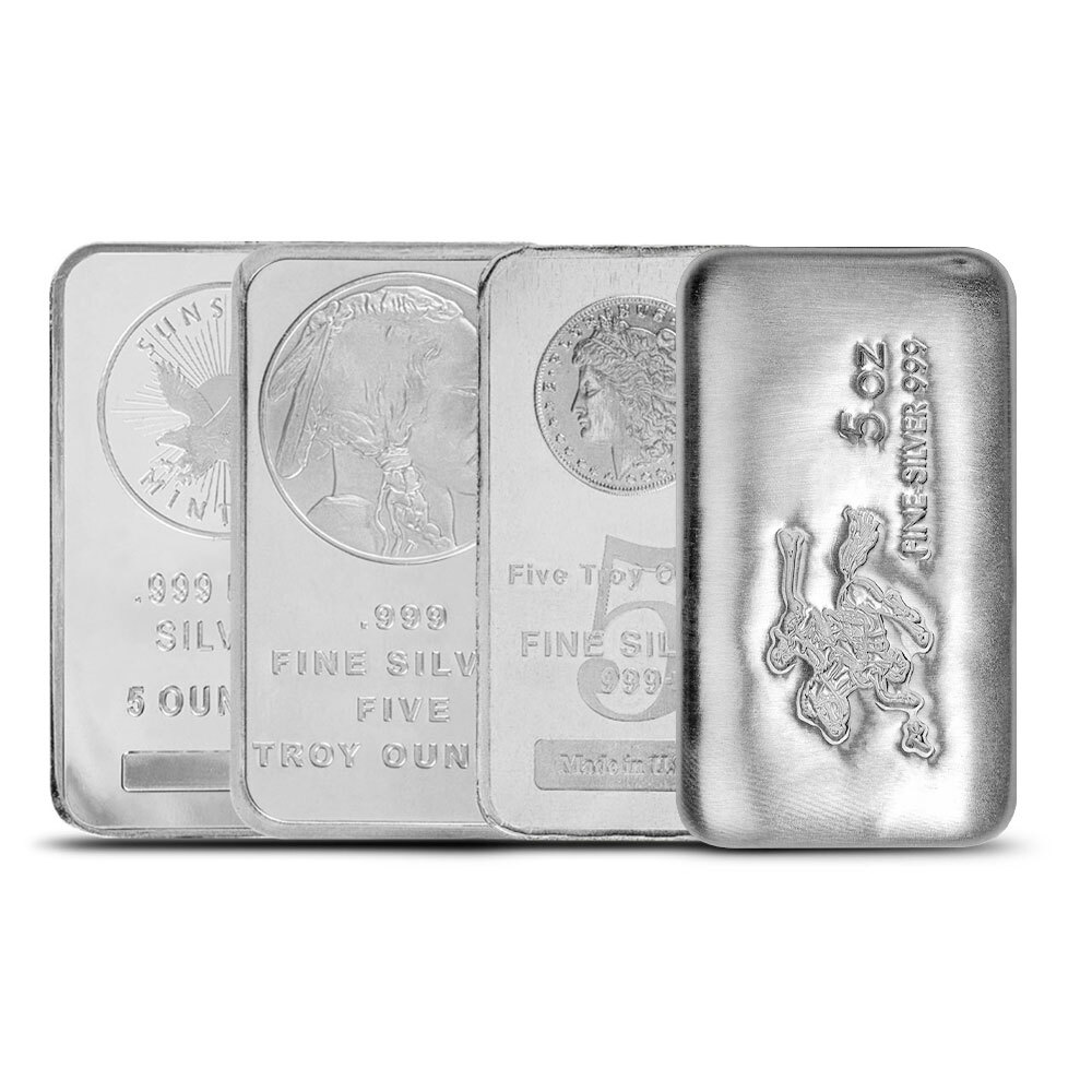 5oz .999 Solid Silver Bar – Hand Poured & Polished (Made In UK)