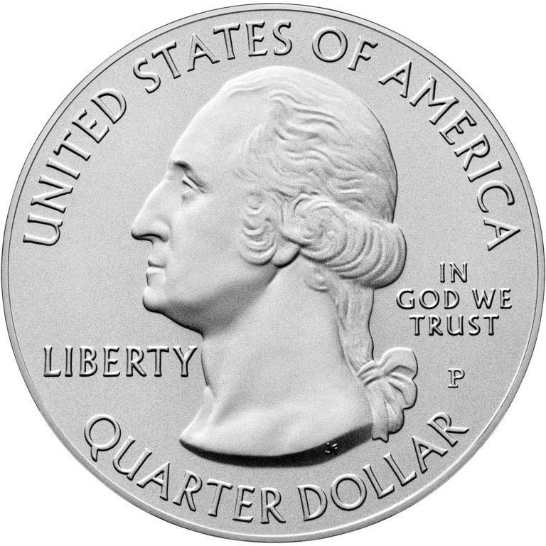 5 oz silver america the beautiful coin obverse