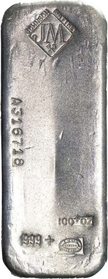 100 oz silver bar