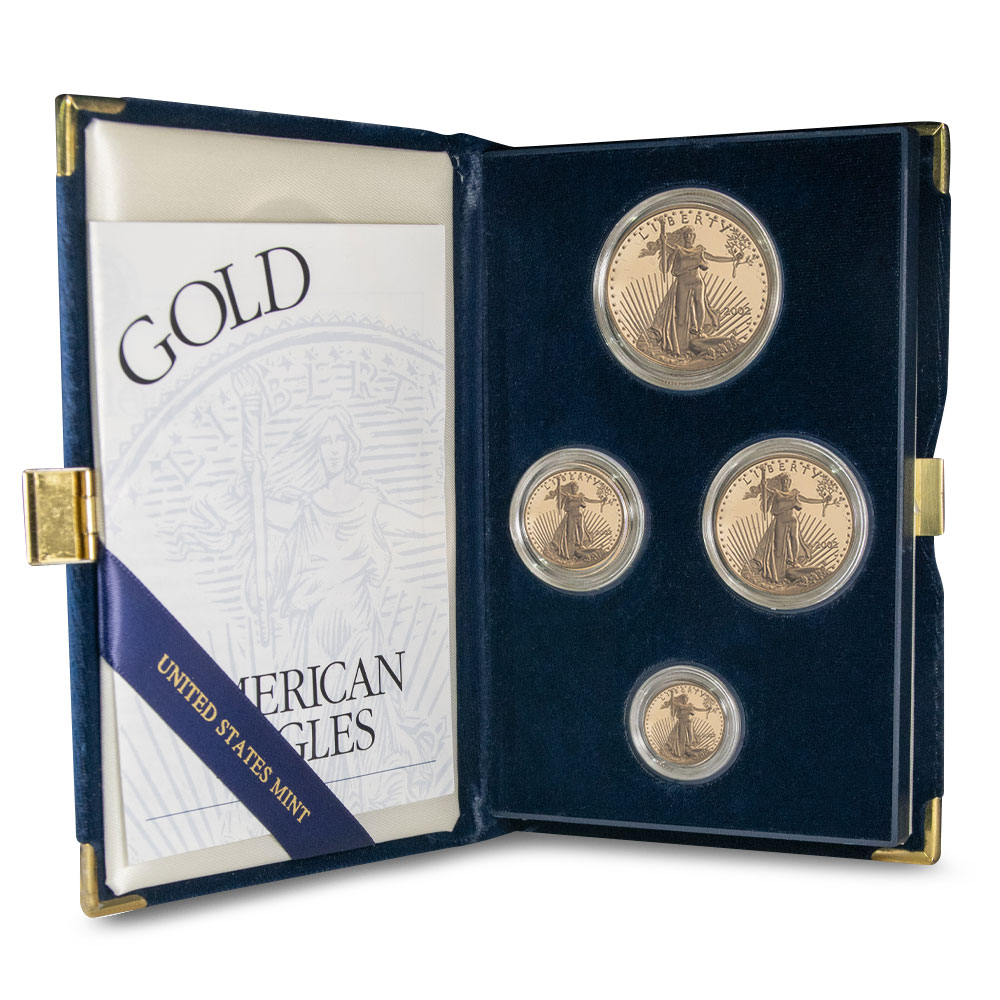 Buy 2002-W 4-Coin Proof American Gold Eagle Set | BullionMax ™