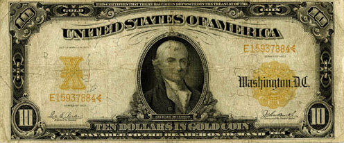 us gold certificate