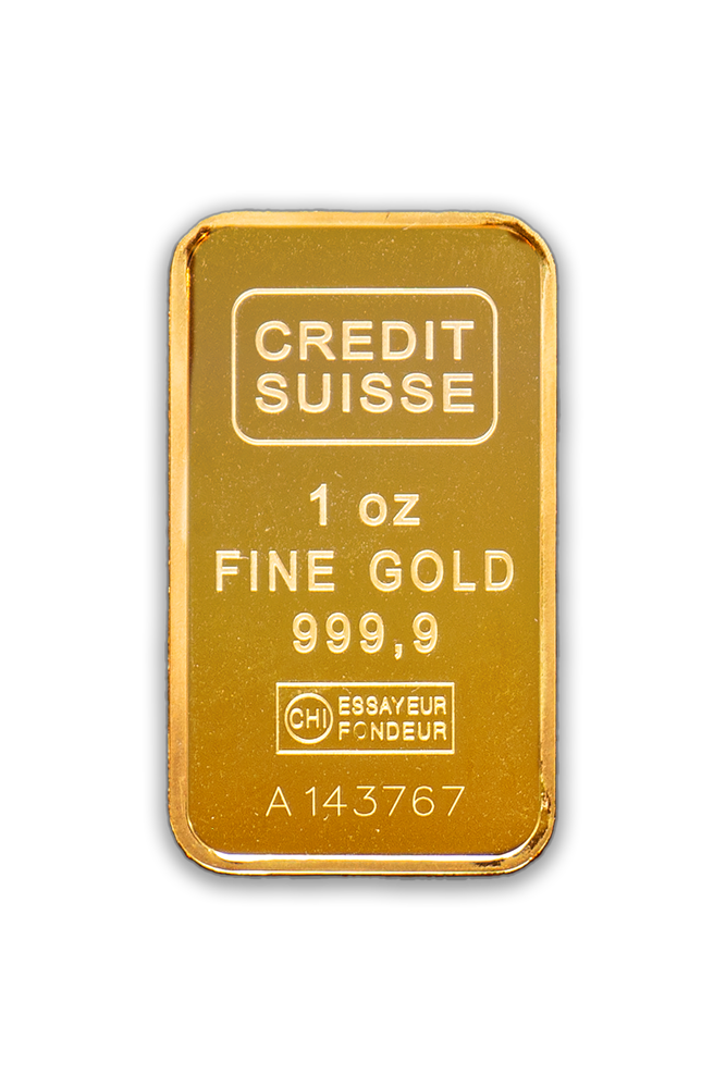 1 oz credit suisse gold bar