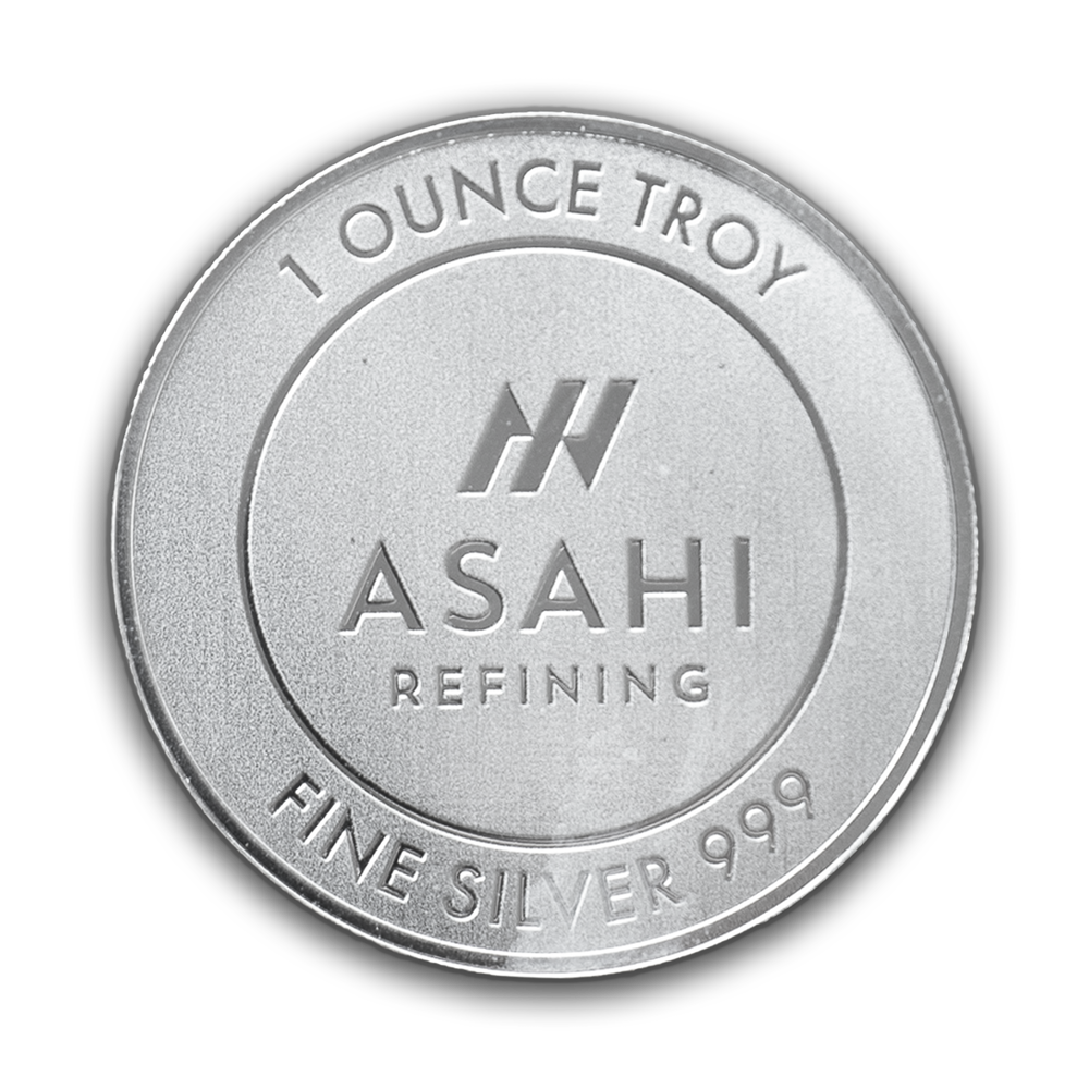 1 oz silver asahi round