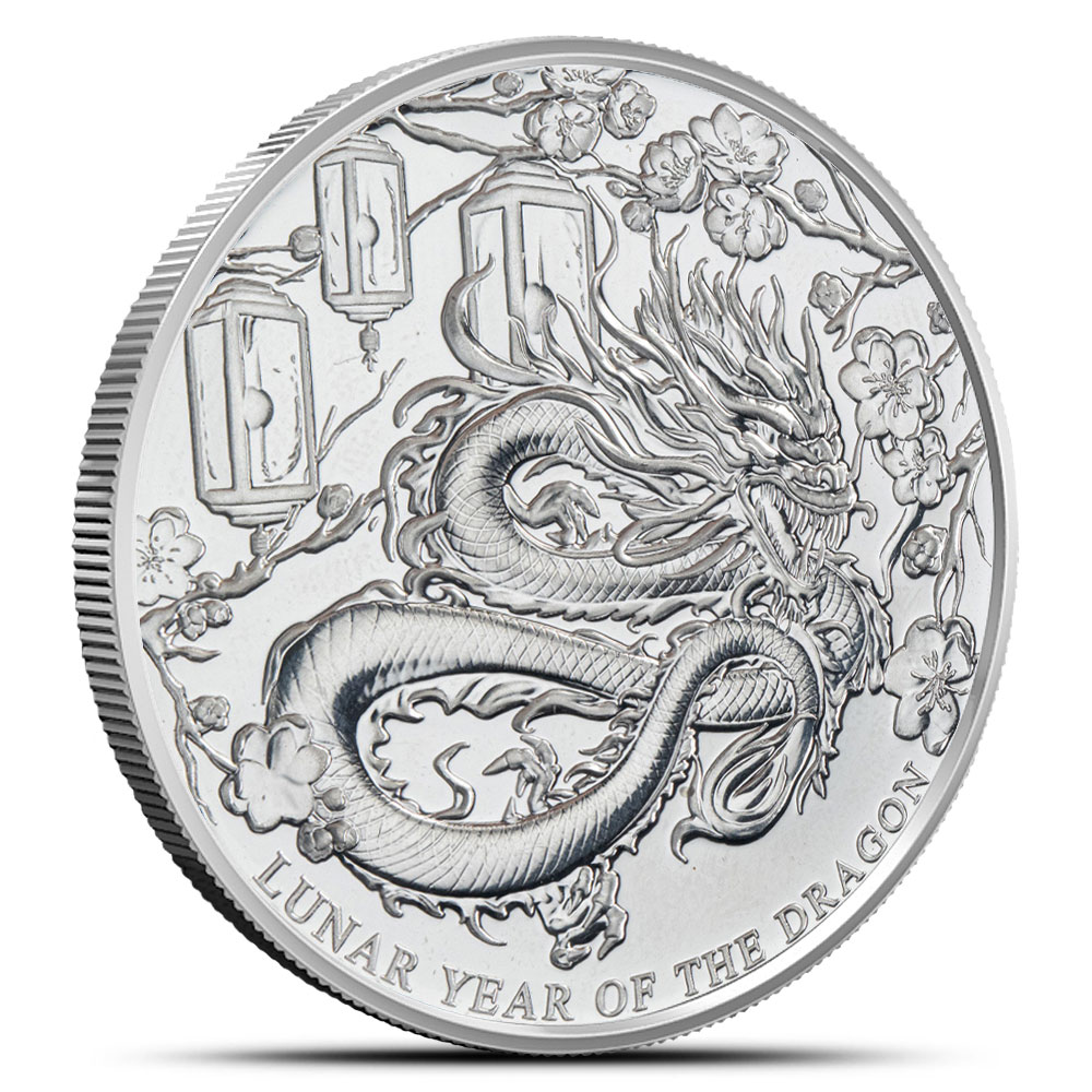 Buy 2024 1 Kilo Proof Pitcairn Island Silver Lunar Year of the Dragon Coin  (Box + CoA) | BullionMax ™