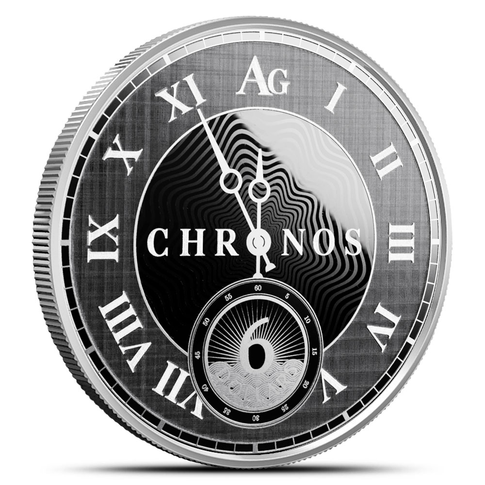 Buy 2024 1 oz Tokelau Chronos Silver Coin (Proof-Like) | BullionMax ™