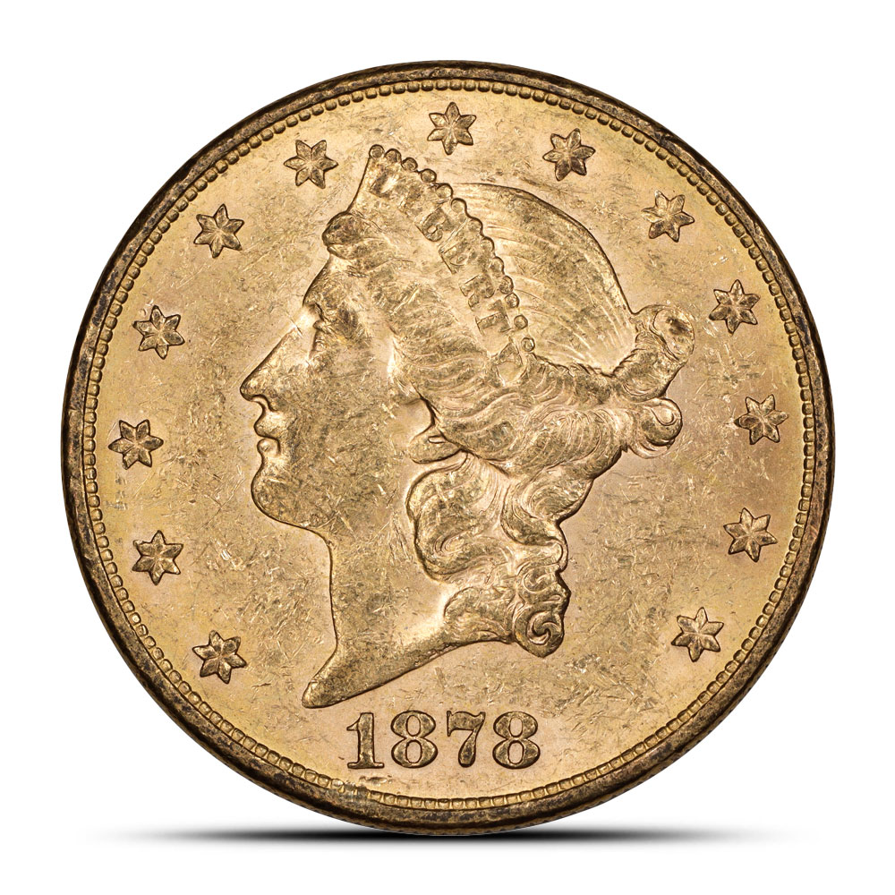 Buy 1878-S Pre-33 $20 Liberty Gold Double Eagle Coin (XF) | BullionMax ™