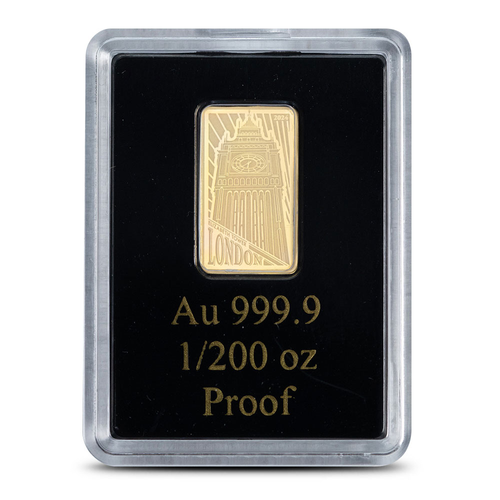 Buy 2024 1/200 oz Proof Solomon Islands Gold World Landmarks Big Ben Coin  (In Card) | BullionMax ™