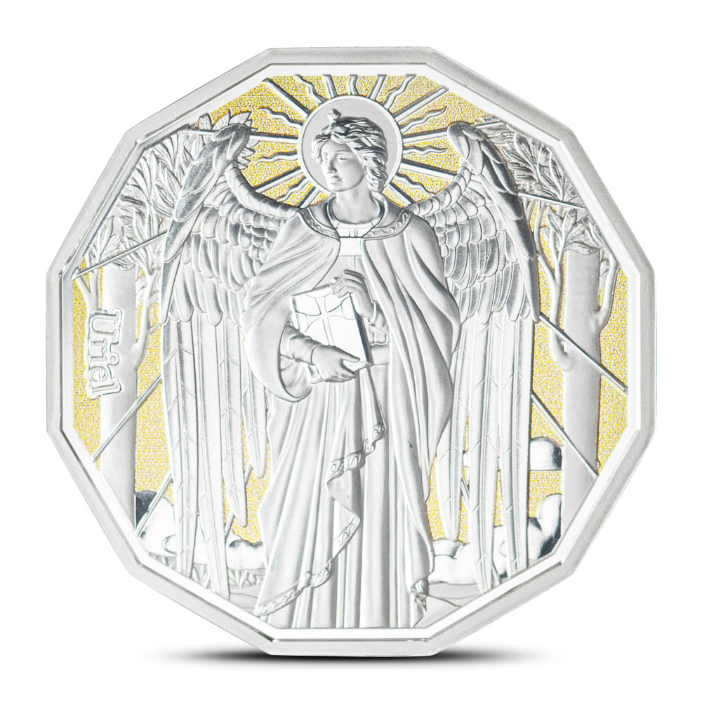 Buy 2024 1 oz Proof Samoa Silver Archangel in the Zodiac Aquarius