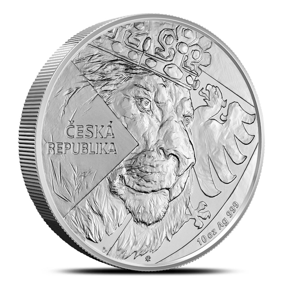 Buy 2024 10 oz Niue Czech Lion Silver Coin (BU) | BullionMax ™