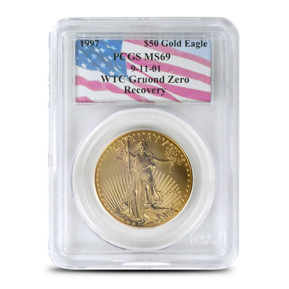 Buy 1 oz American Gold Eagle Coin PCGS MS69 (Random Year, WTC