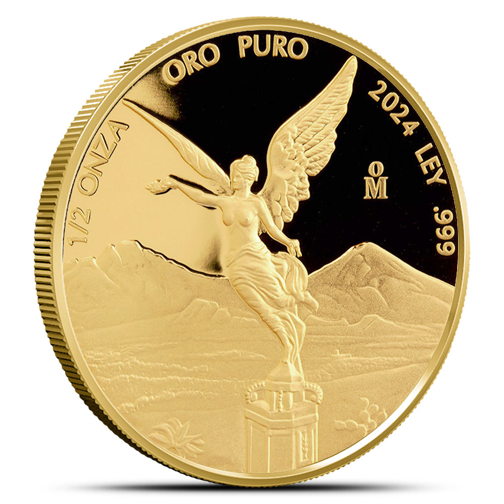 2024 1/2 oz Proof Mexican Gold Libertad Coin (In Capsule