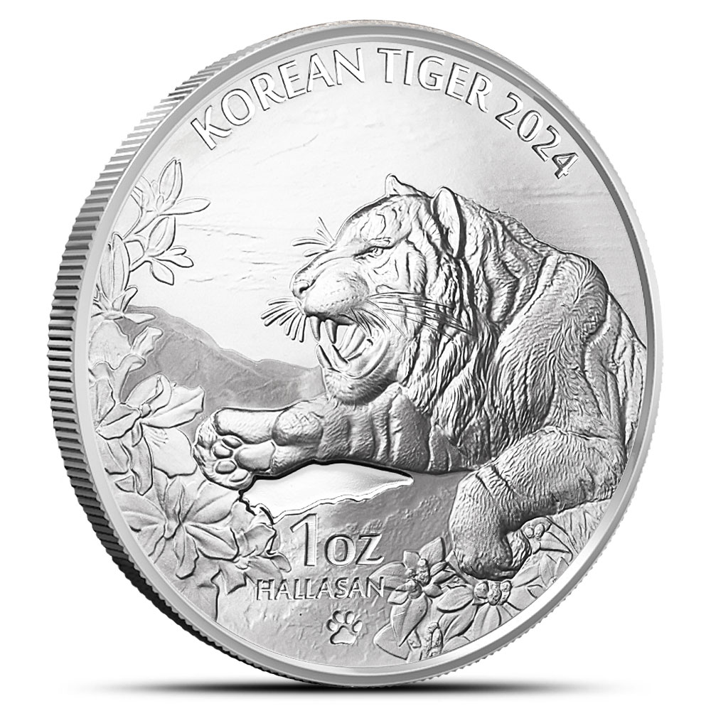 Buy 2024 1 oz South Korean Tiger Silver Medal (BU) | BullionMax ™