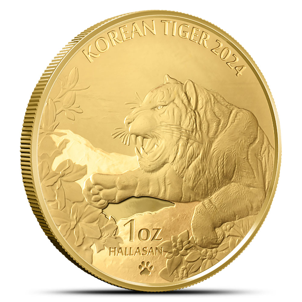 Buy 2024 1 oz South Korean Gold Tiger Medal (BU) | BullionMax ™