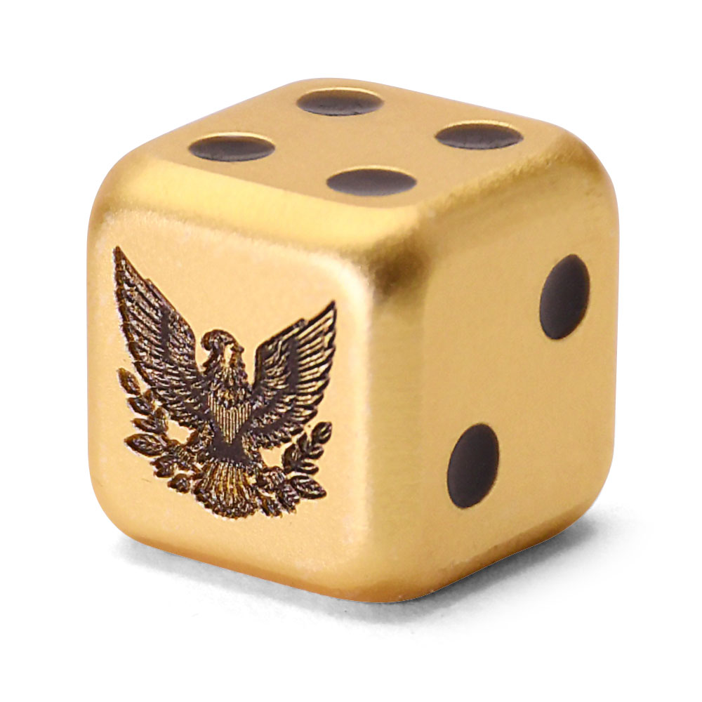 Buy 1 oz Liberty Eagle Silver Dice (Gilded, Box + CoA) | BullionMax ™