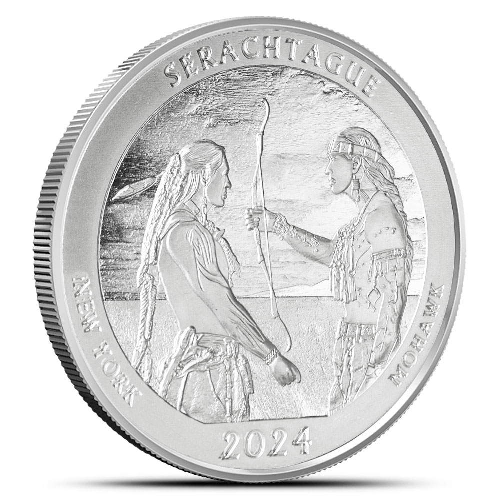 Buy 2024 1 oz Proof Native America the Beautiful New York Silver Coin (Box  + CoA) | BullionMax ™