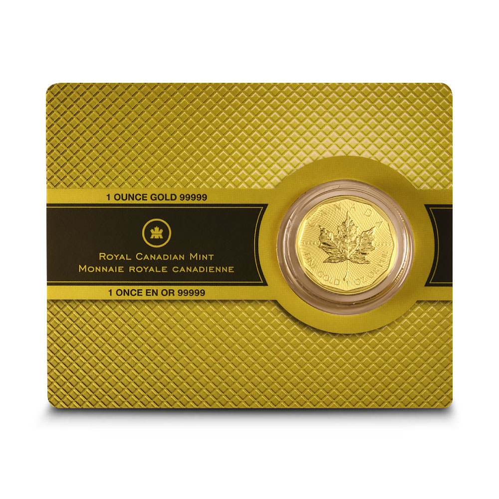 Buy 2009 1 oz Canadian Gold Maple Leaf Coin .99999 Pure (BU w/ Assay) |  BullionMax ™