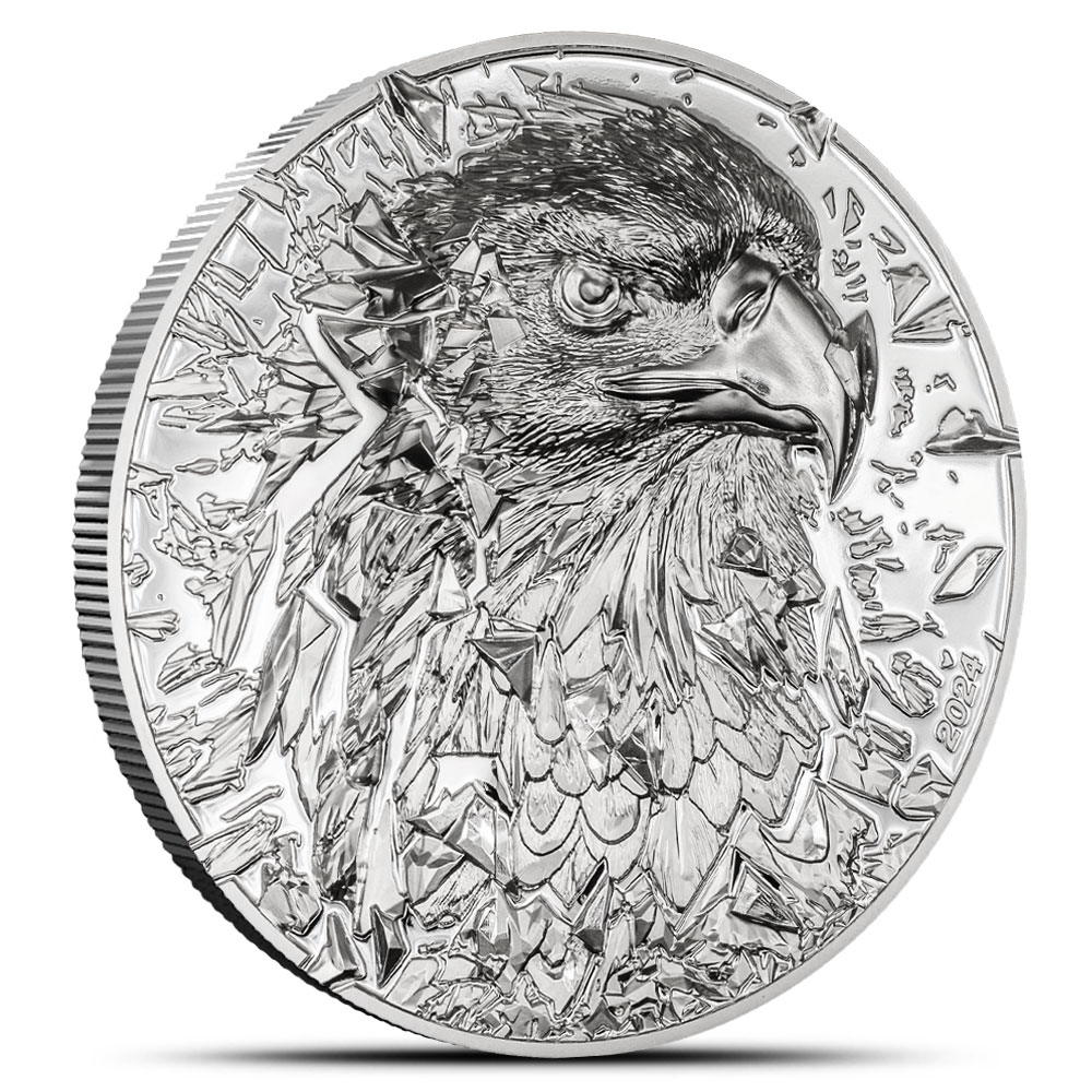 Buy 2024 3 oz Proof Cook Islands Silver Burst Bald Eagle Coin | BullionMax ™
