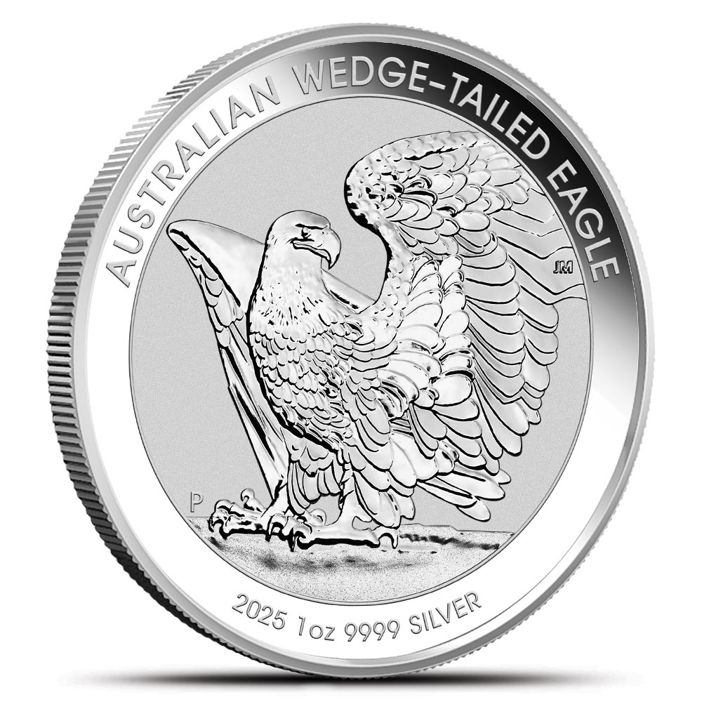 Buy 2025 1 oz Australian Silver Wedge Tail Eagle Coin (BU) | BullionMax ™