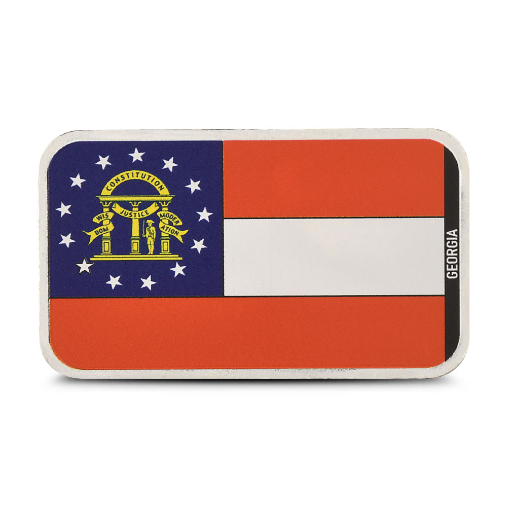Buy 1 oz Colorized Stacking Across America Georgia State Flag