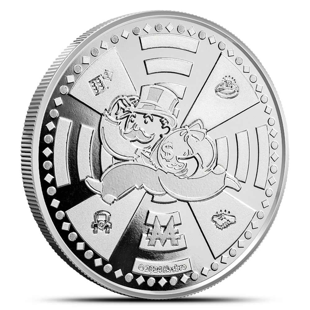 Buy 2024 1 oz Samoa Silver Mr. Monopoly Coin (BU) | BullionMax ™
