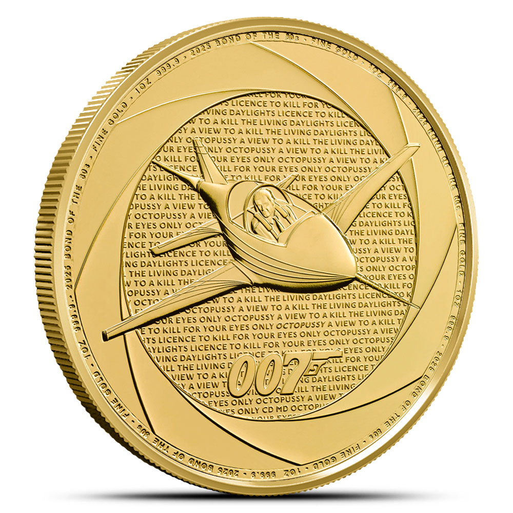 Buy 2025 1 oz British Gold Six Decades of 007 Coin (BU