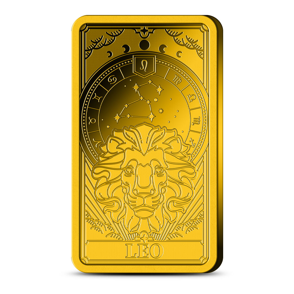 Buy 1/200 oz Proof Solomon Islands Zodiac Leo Gold Coin (Blister