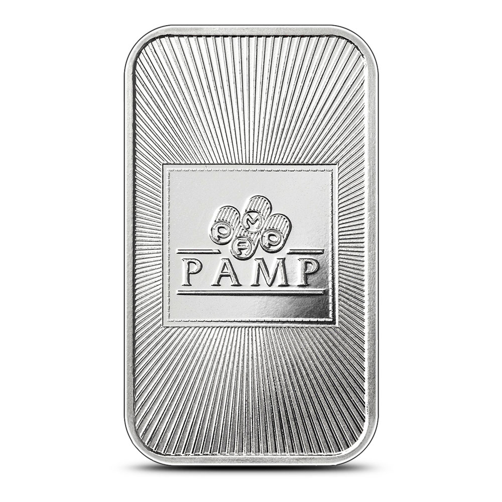 Buy 1 oz PAMP Suisse Silver Bar (New) | BullionMax ™