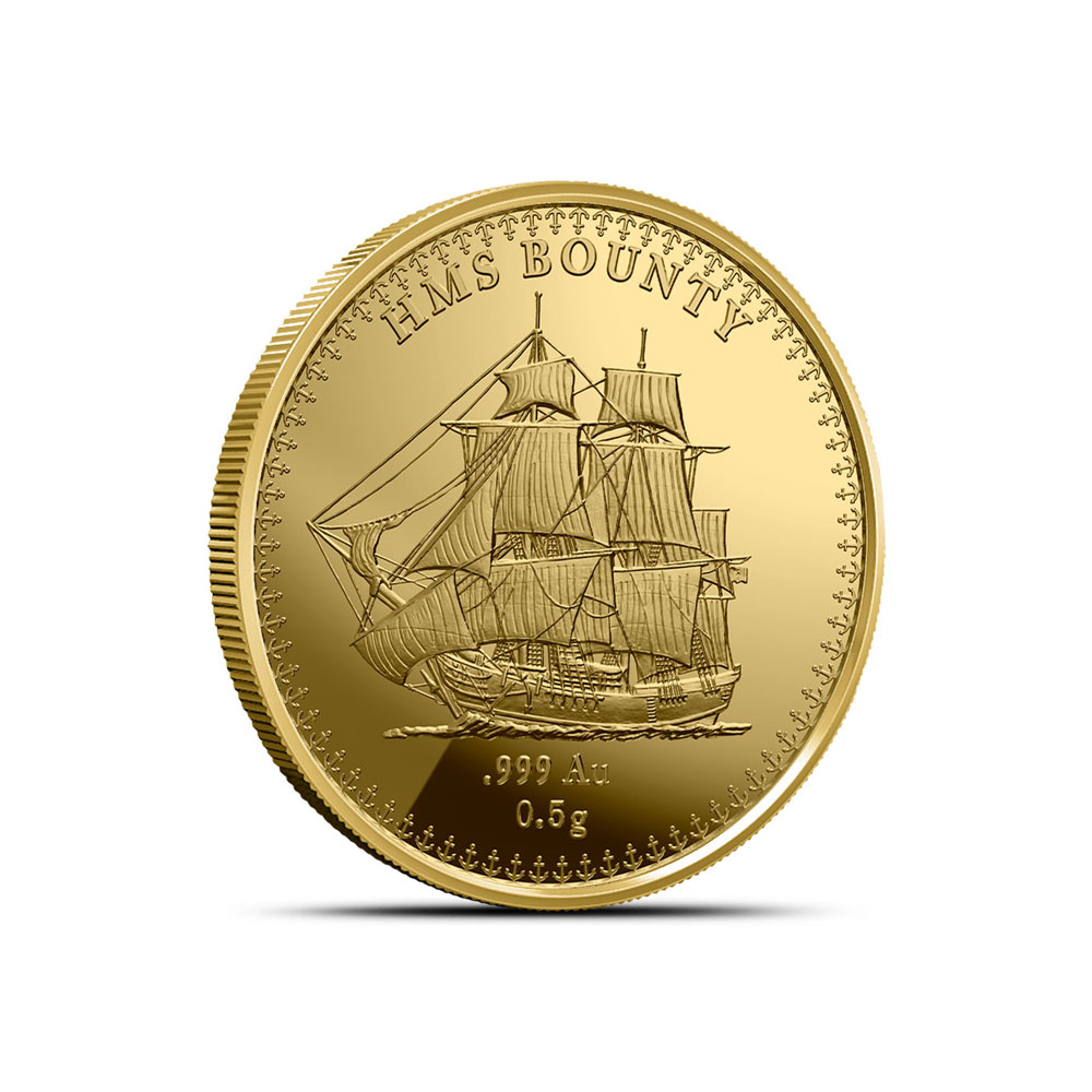 Buy 2025 1/2 Gram Pitcairn Islands Gold Bounty Coin (BU) | BullionMax ™