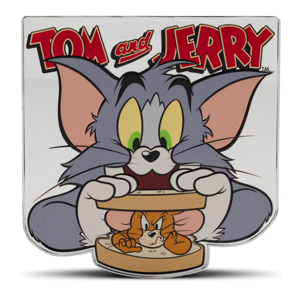 Buy 2025 5 oz Proof Colorized Niue Silver Tom and Jerry 85th