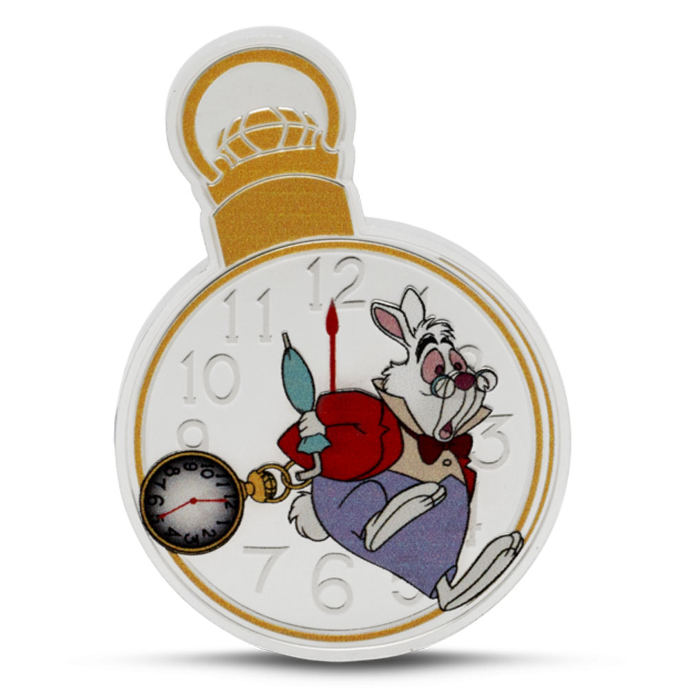 Buy 2025 2 oz Proof Colorized Niue Silver Alice in Wonderland White Rabbit  Coin (Box + CoA) | BullionMax ™