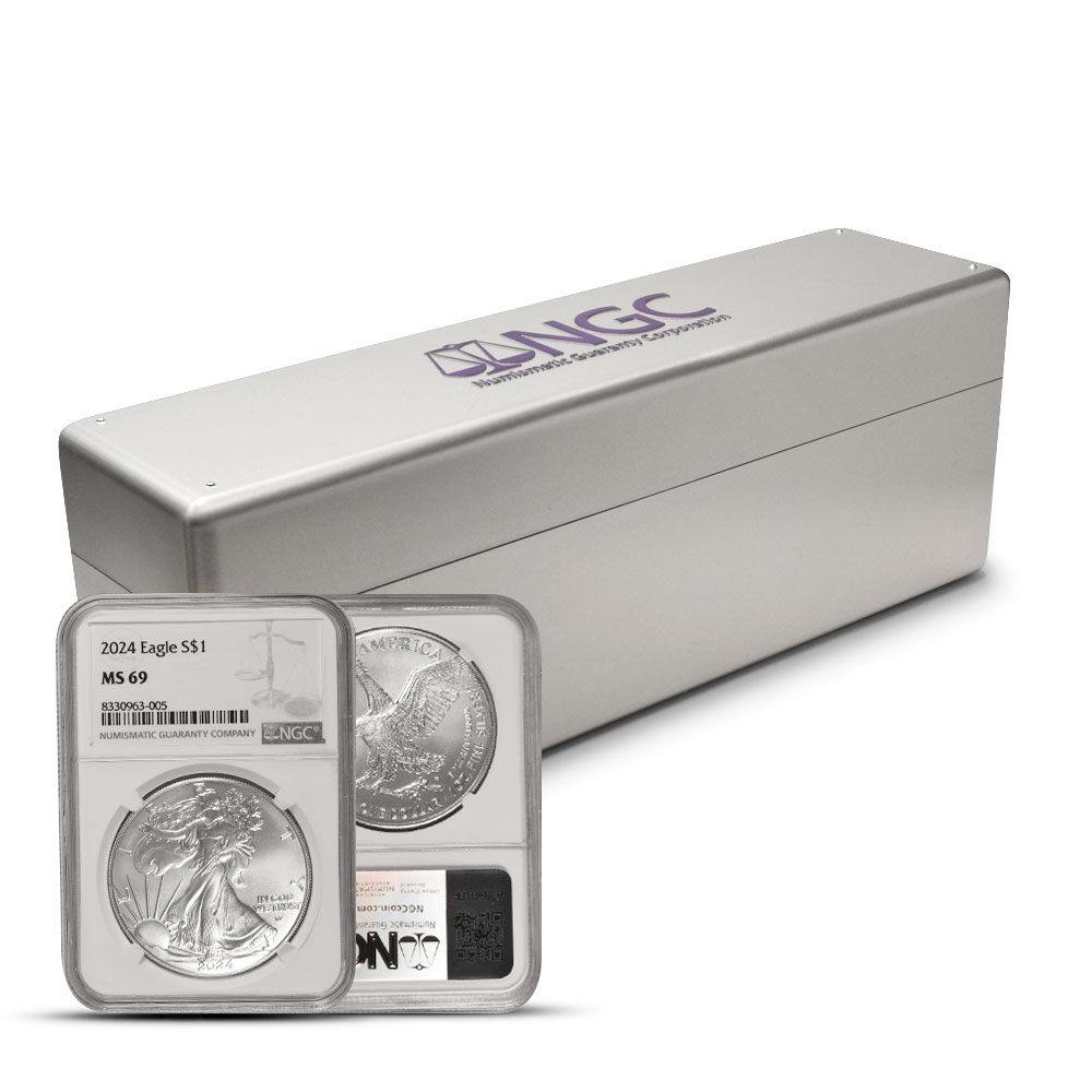 Buy 1986-2025 American Silver Eagle 41-Coin Set NGC MS69
