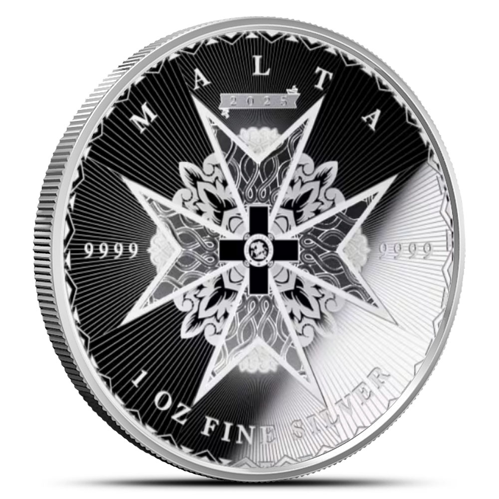 Buy 2025 1 oz Malta Silver Maltese Cross Coin (Proof-Like) | BullionMax ™