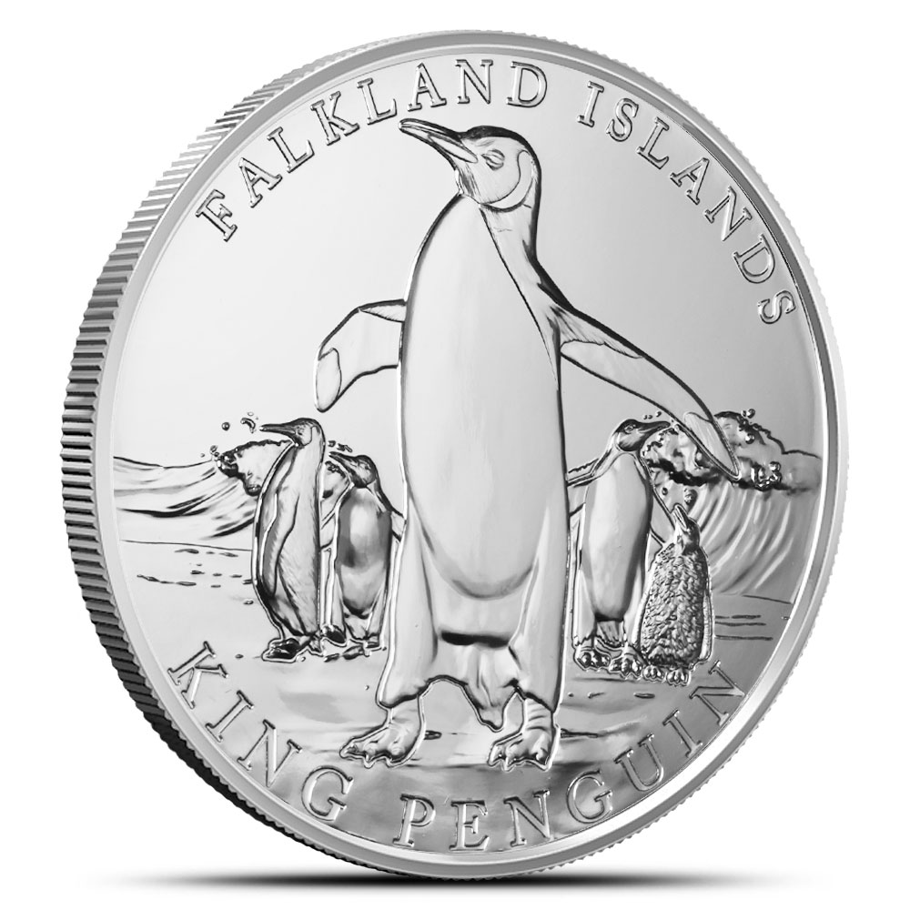 Buy 2025 1 oz Falkland Islands Silver King Penguin Coin (BU) | BullionMax ™