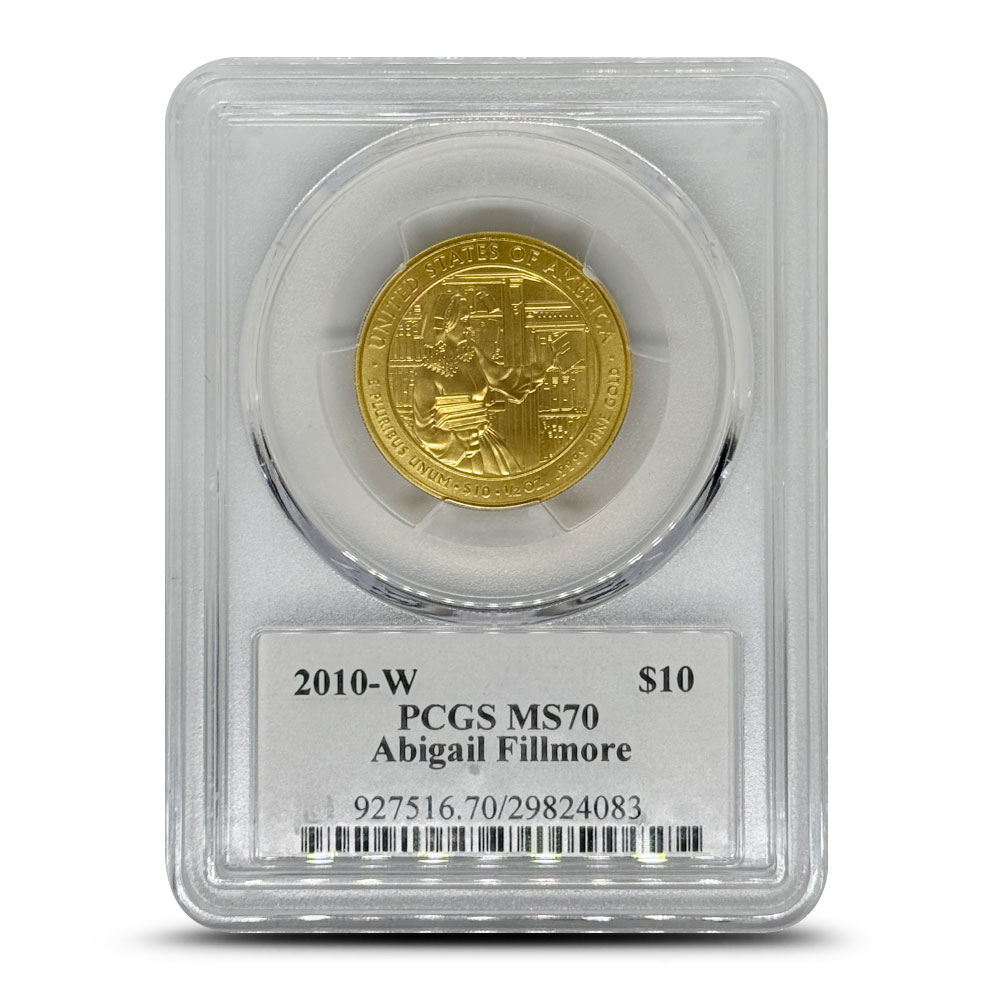 Buy 2010-W 1/2 oz US Mint First Spouse Abigail Fillmore Gold Coin