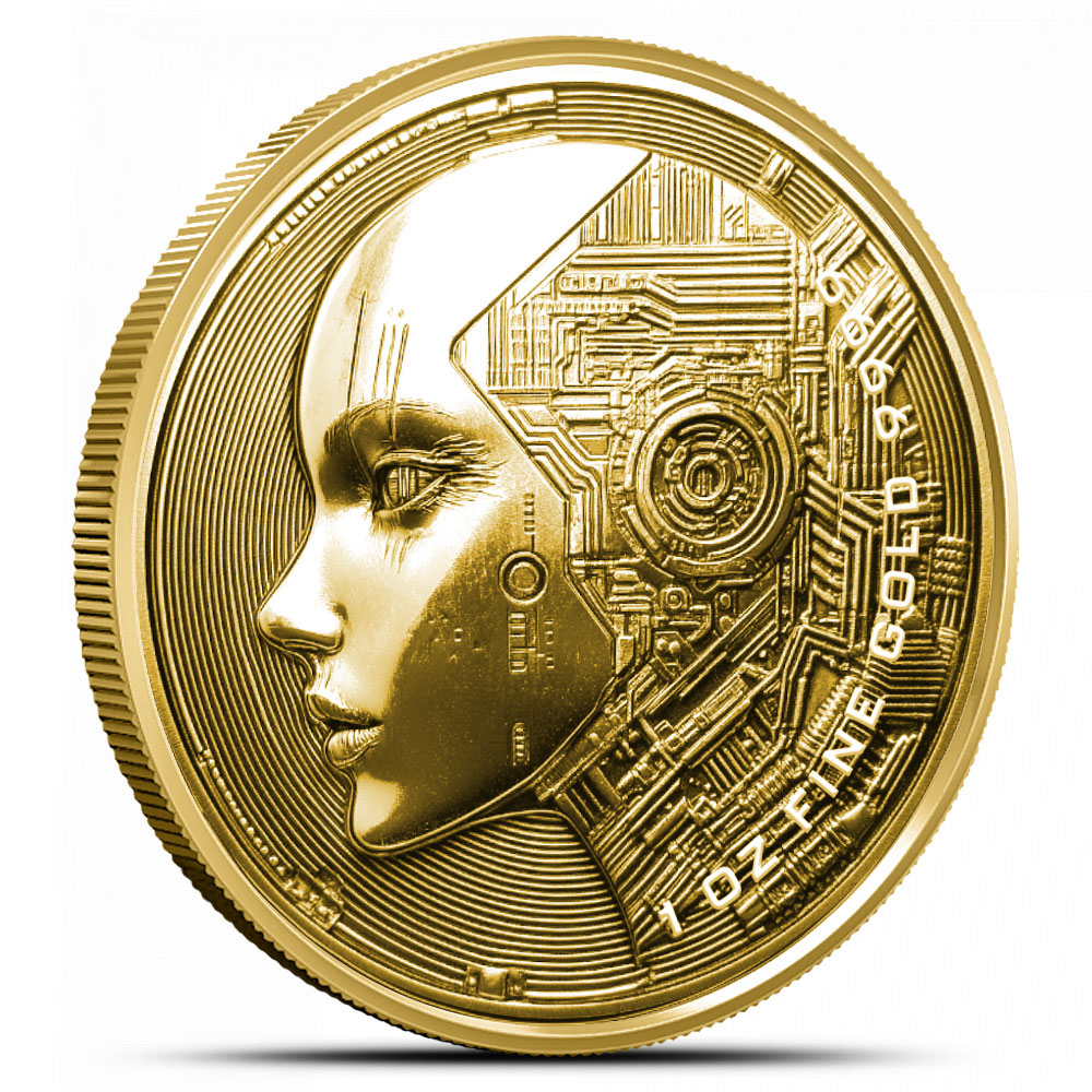 Buy 2025 1 oz Republic of Chad Gold AI Coin (Proof-Like) | BullionMax ™