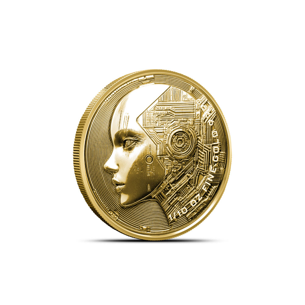 Buy 2025 1/10 oz Republic of Chad Gold AI Coin (Proof-Like) | BullionMax ™