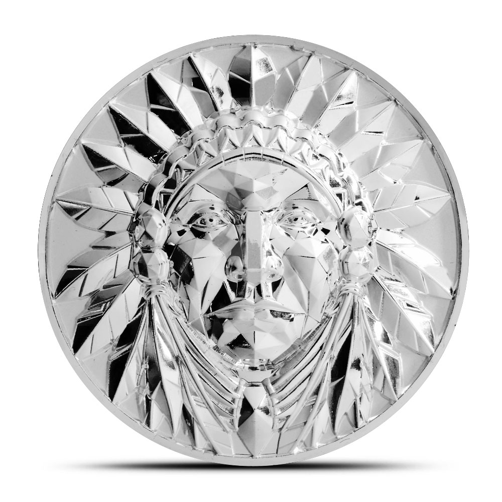Buy 2025 1 oz Samoa Silver Native American 3D Coin (Ultra High