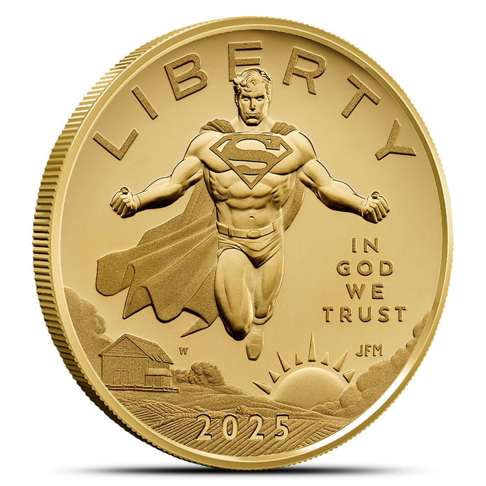 Buy 2025 1/2 oz Proof DC Comics Superman American Liberty Gold