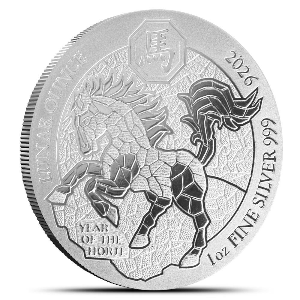 Buy 2026 1 oz Rwandan Silver Lunar Horse Coin (BU) | BullionMax ™
