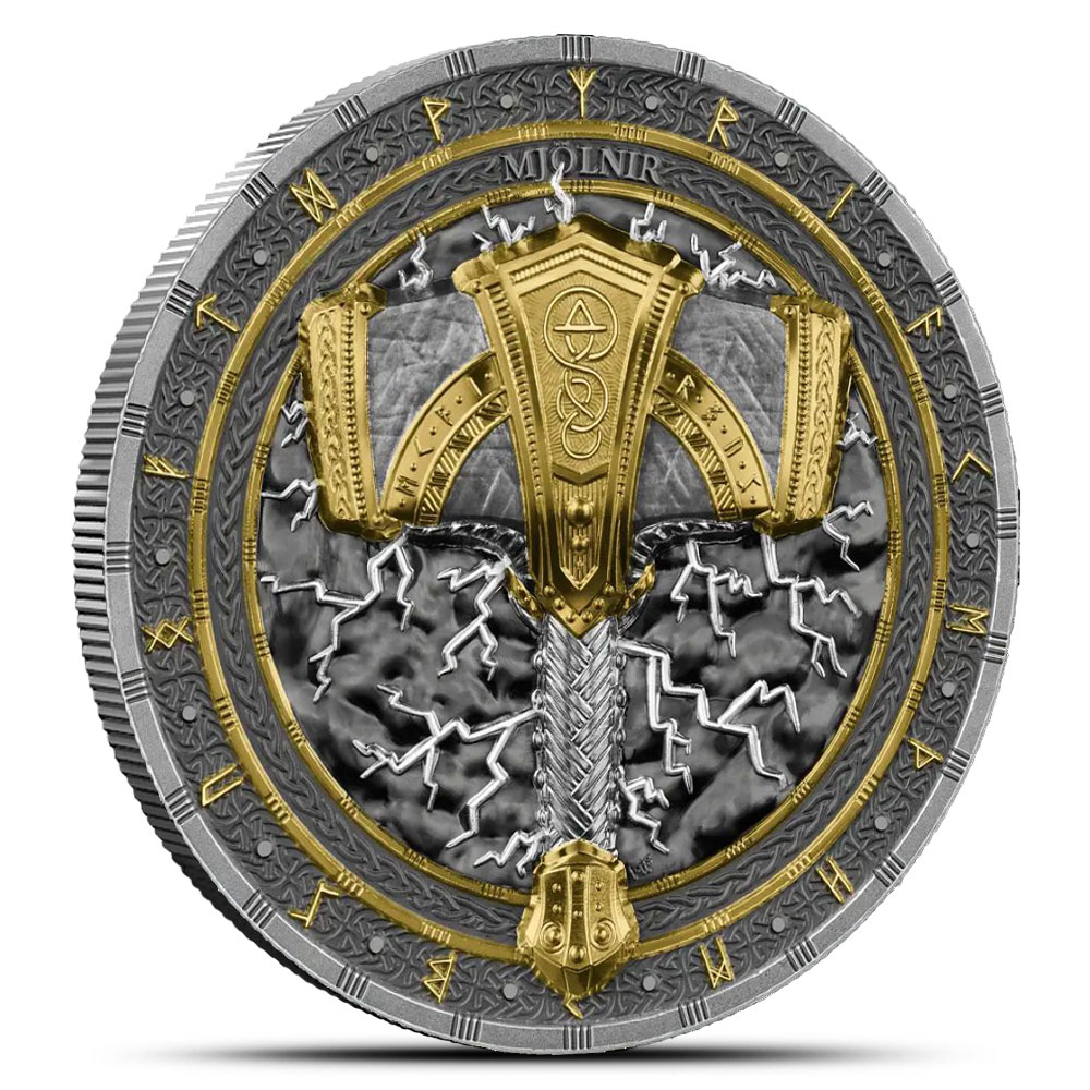 Buy 2025 2 oz Germania Mint Artefacts Mjölnir Ultra High Relief
